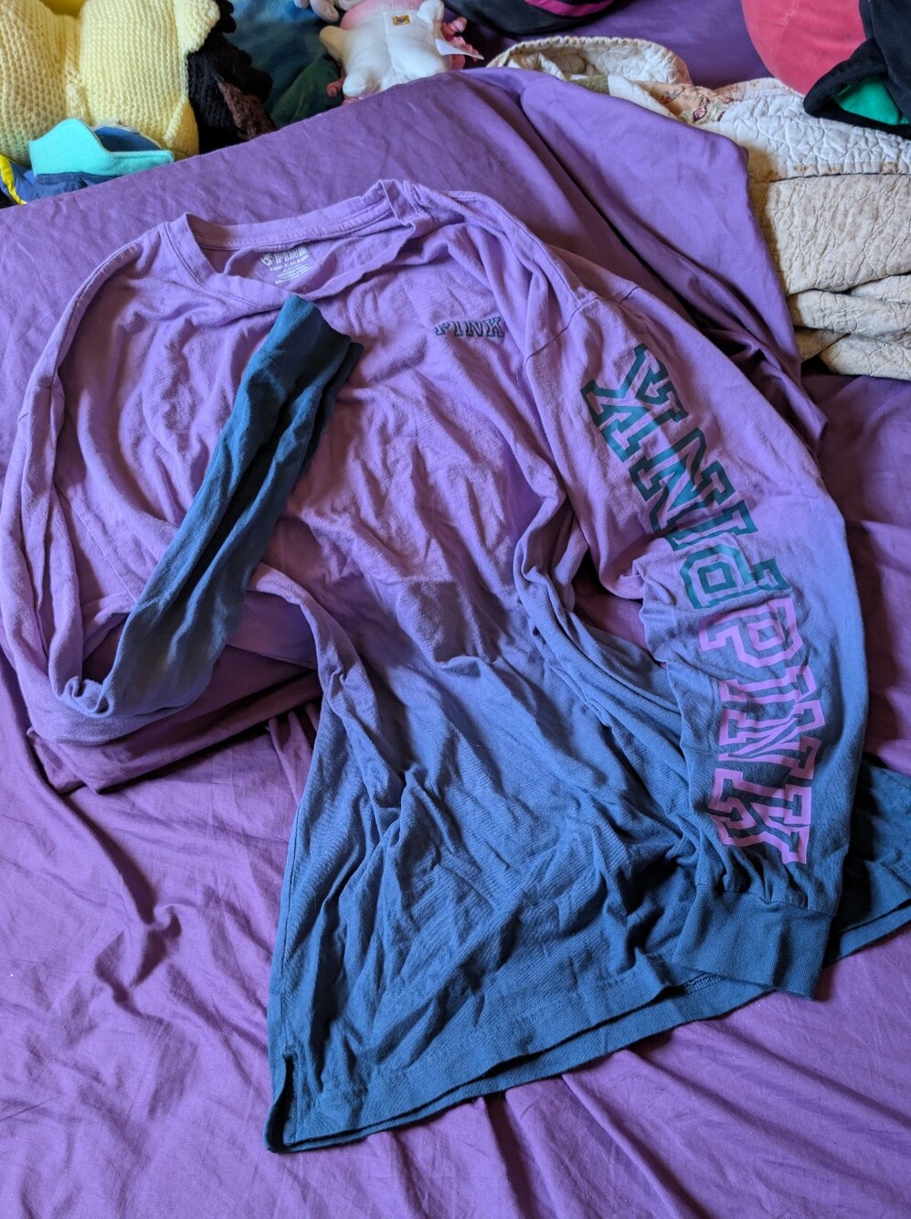 Victoria's Secret PINK Ombre Purple Blue Jacket